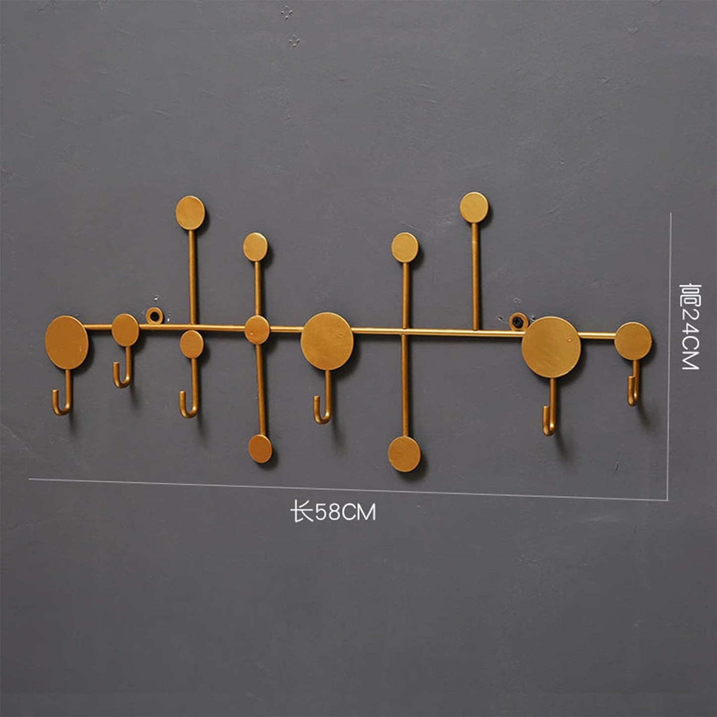 Luxury Fitting Room Coat Hooks For Wall Door Key Hat Hanger Rack D4DECORATOR