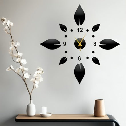 Acrylic Leaf Wall Clock |C35 Gifts Creator