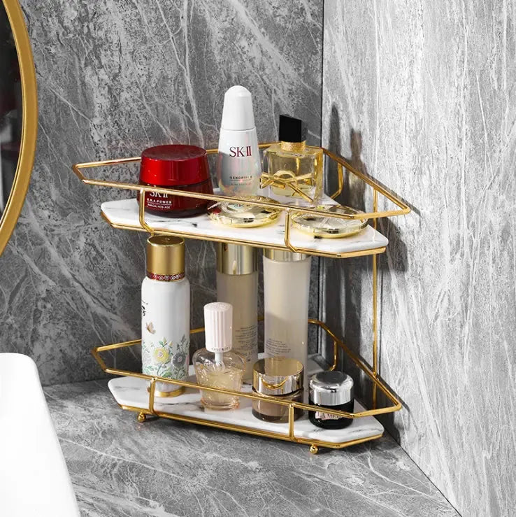 Display Stand Wall Corner Triangle Multi layer Storage Shelf