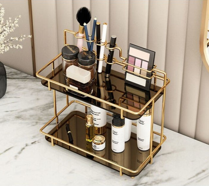 Cosmetic Storage Rack with Makeup kit Holders D4DECORATOR