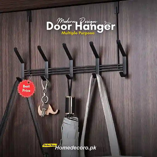 Multipurpose 3-in-1 Metal Organizer Set with Corner Shelf & Door Hooks