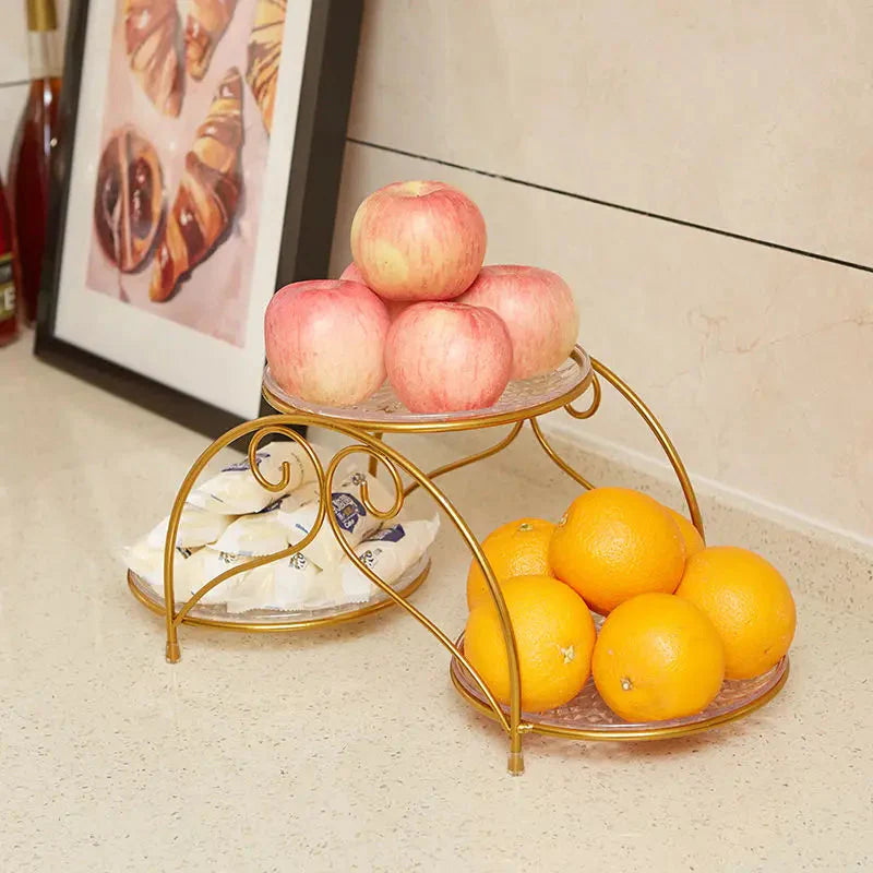 Fruit Plate Dessert Display Stand – Elegant Snack, Cake & Pastry Holder Homedecoro