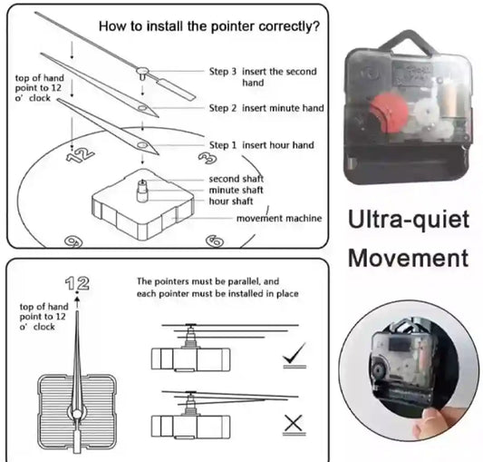 Stylish Wooden Wall Clock – Numbers in Words | C23