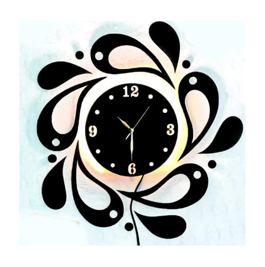 Drop Wooden Clock | Quartz Watch DIY Design Decoration Piece for Home Decor | C32 Gifts Creator