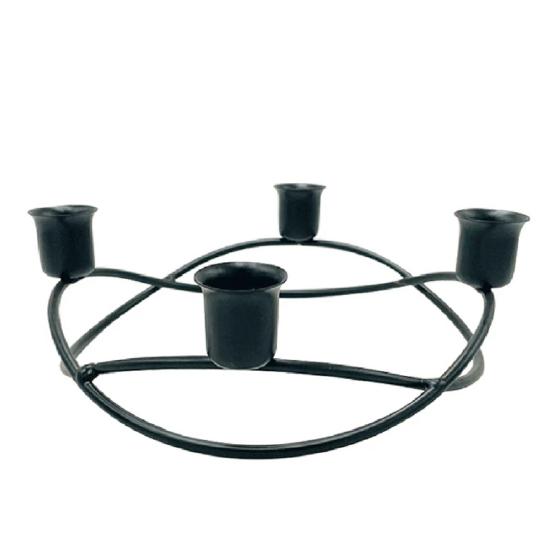 Nordic Iron Geometric Candlestick Modern Metal Candle Holder Homedecoro