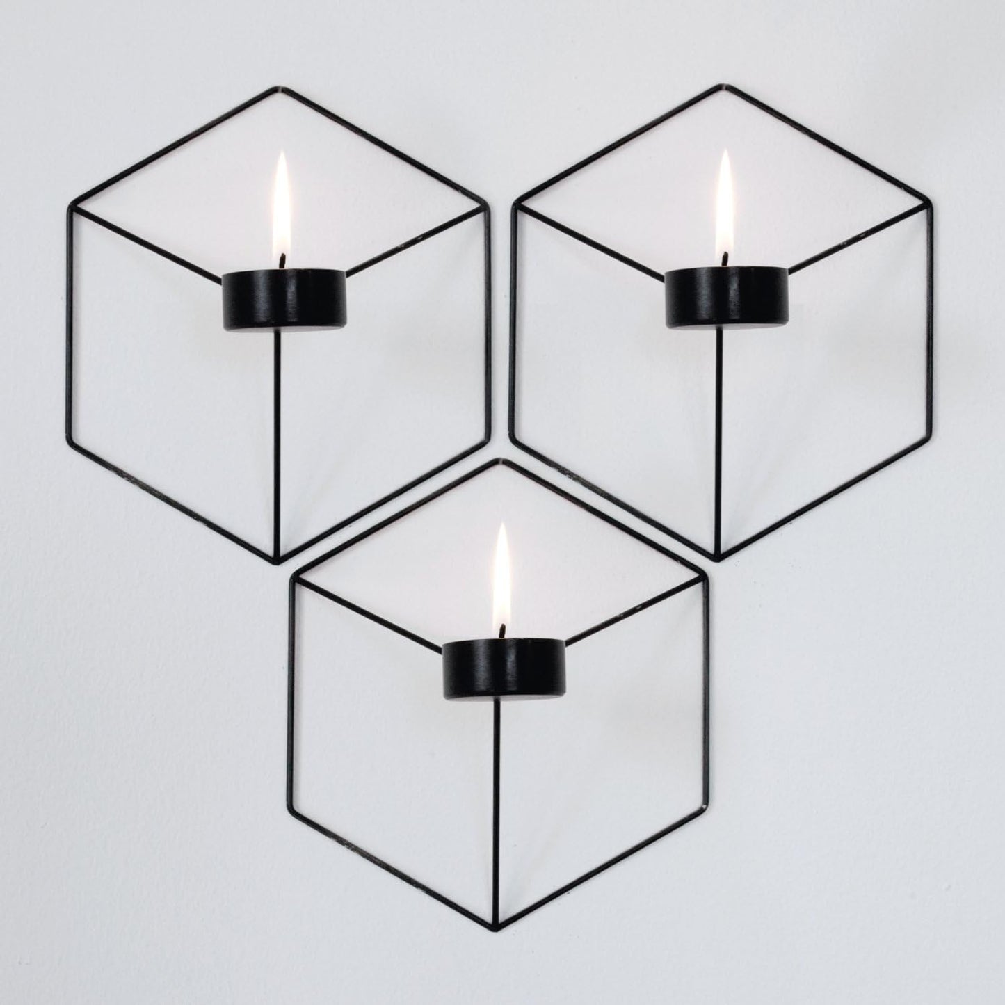 Metal Hexagonal Candle Holder Home & Office Decor Homedecoro