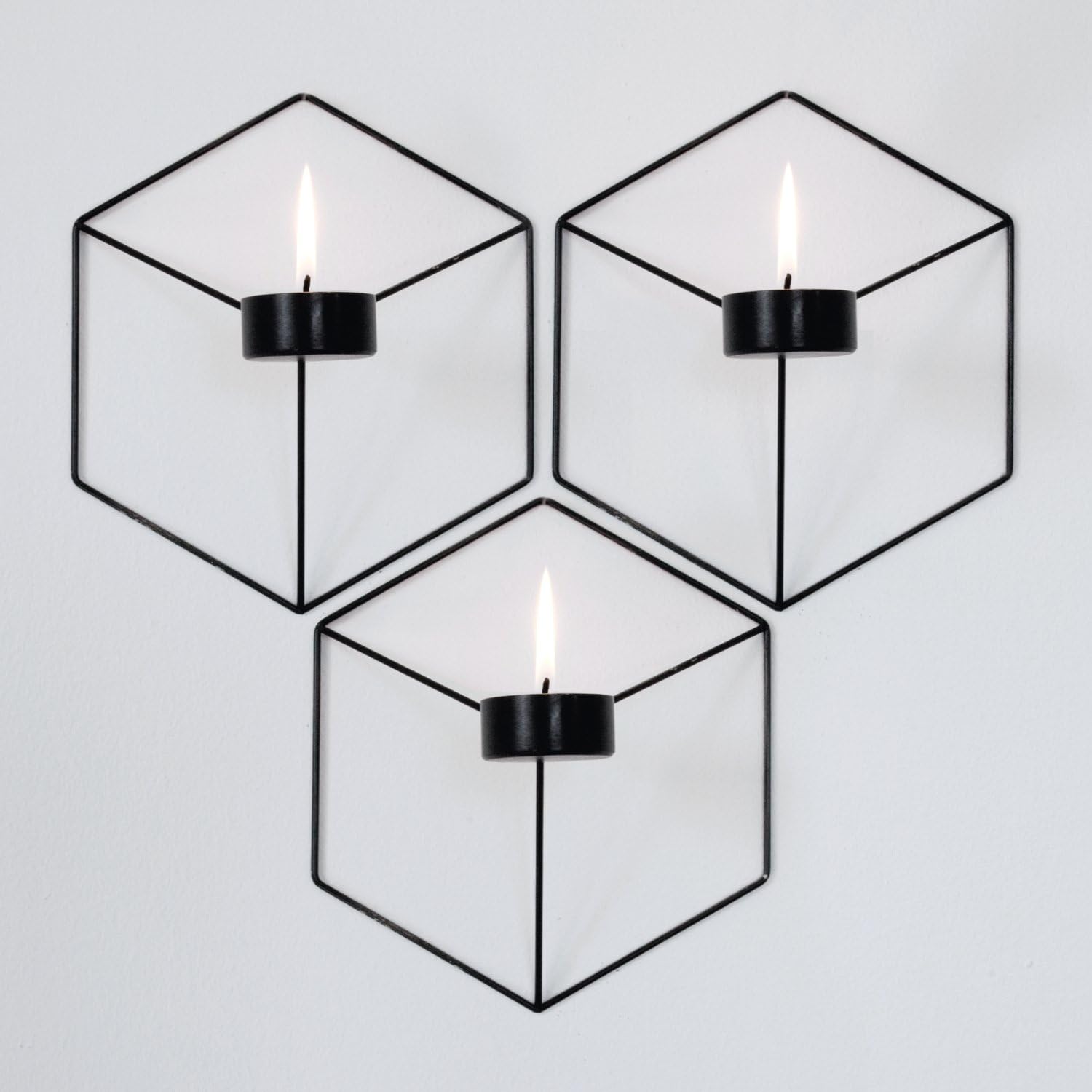 Metal Hexagonal Candle Holder Home & Office Decor Homedecoro