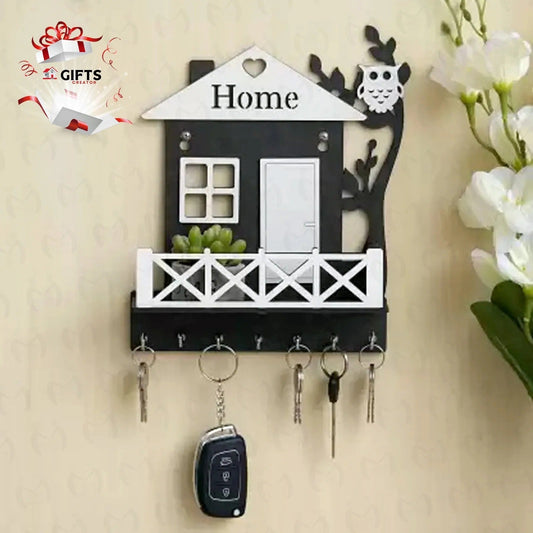 3D Home Design Key holder| Wooden Wall Key holder | KH01 Gifts Creator