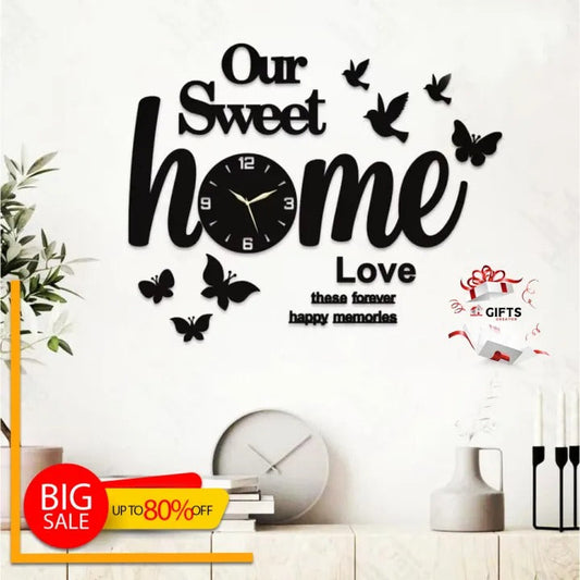 3D Wooden Wall Clock Quartz Watch for home Decoration | C36 Gifts Creator