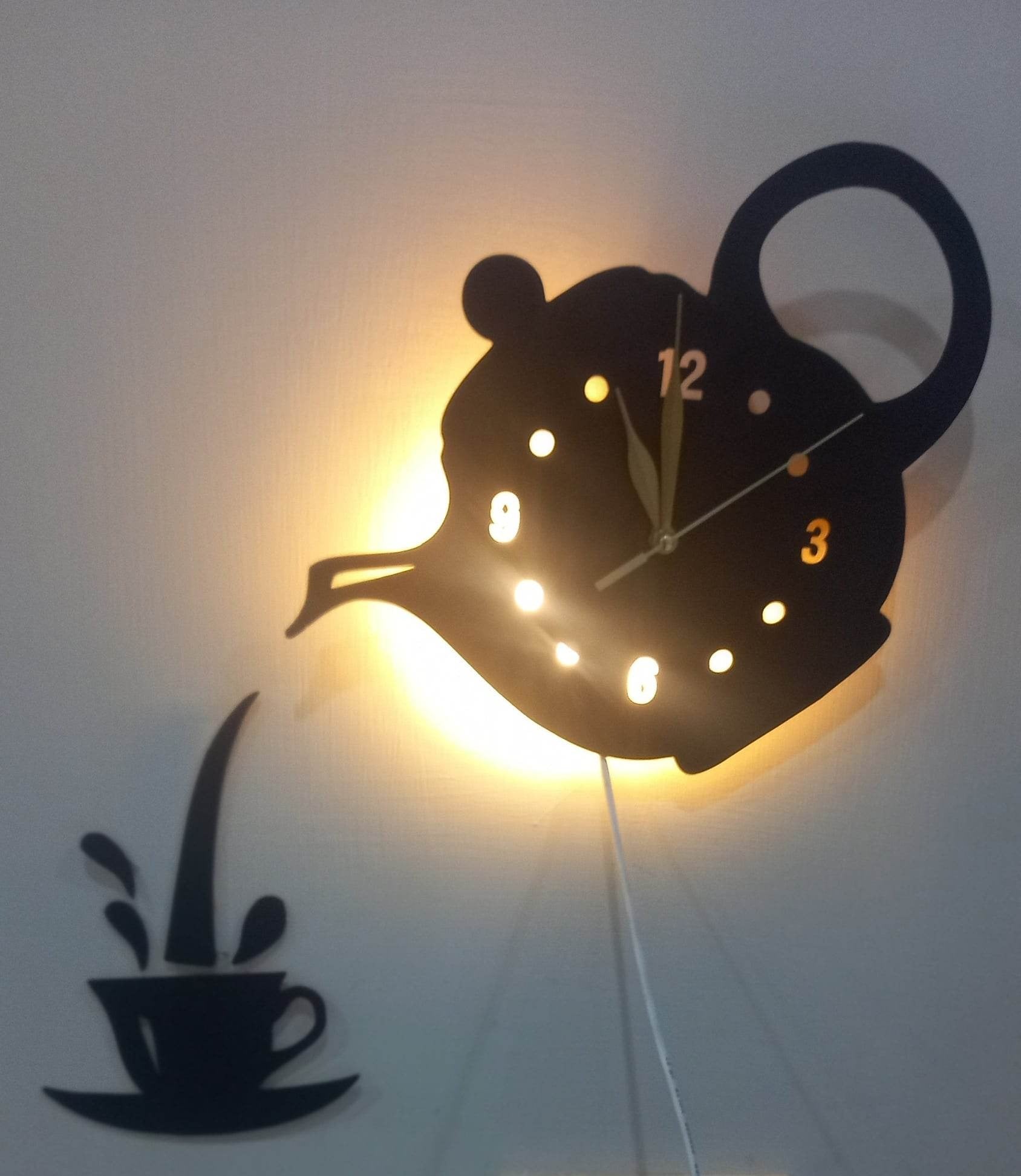 DIY 3D Kettle Wall Clock | C11 Gifts Creator