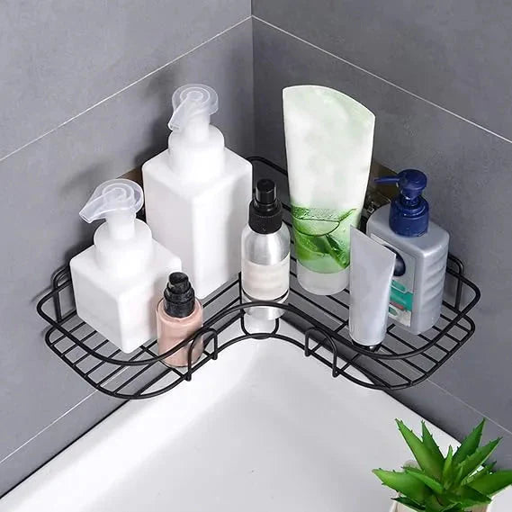 Multipurpose Kitchen & Bathroom Corner Shelf Homedecoro