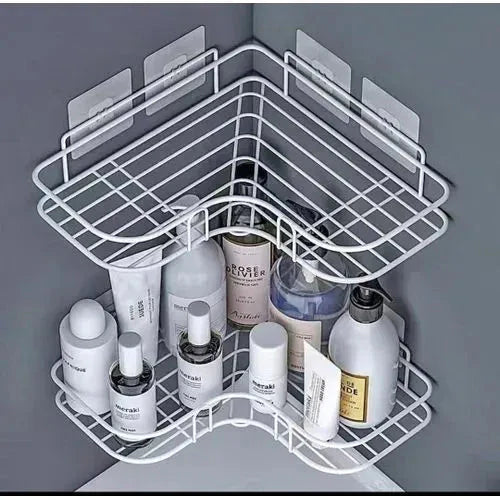 Multipurpose Kitchen & Bathroom Corner Shelf Homedecoro