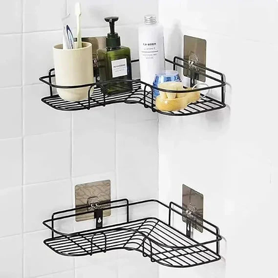 Multipurpose Kitchen & Bathroom Corner Shelf Homedecoro