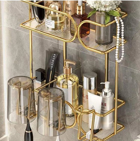 Toothbrush Rack Wall Storage Rack only iron stand D4DECORATOR