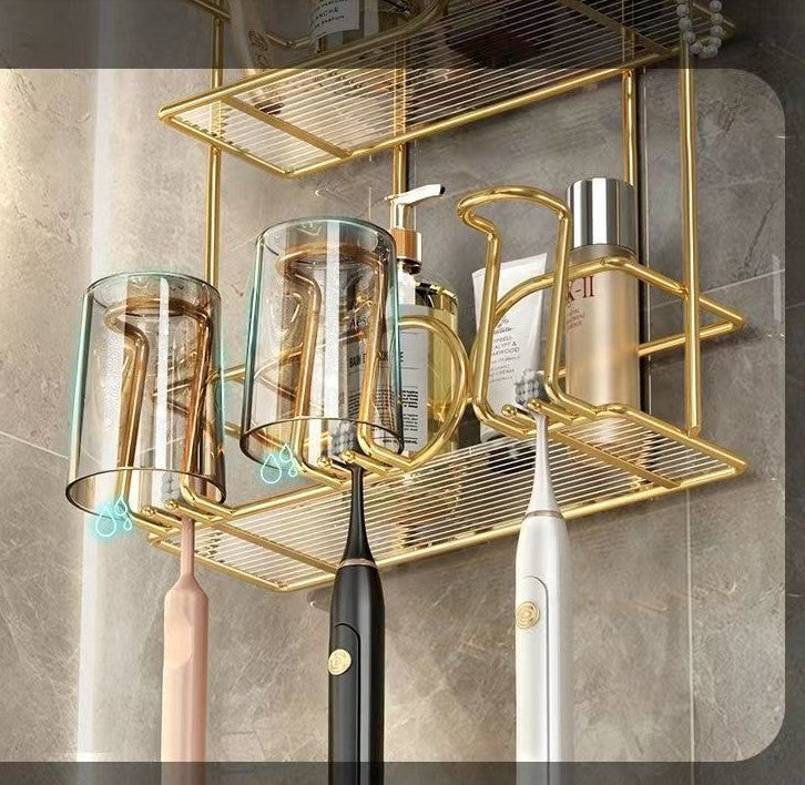 Toothbrush Rack Wall Storage Rack only iron stand D4DECORATOR