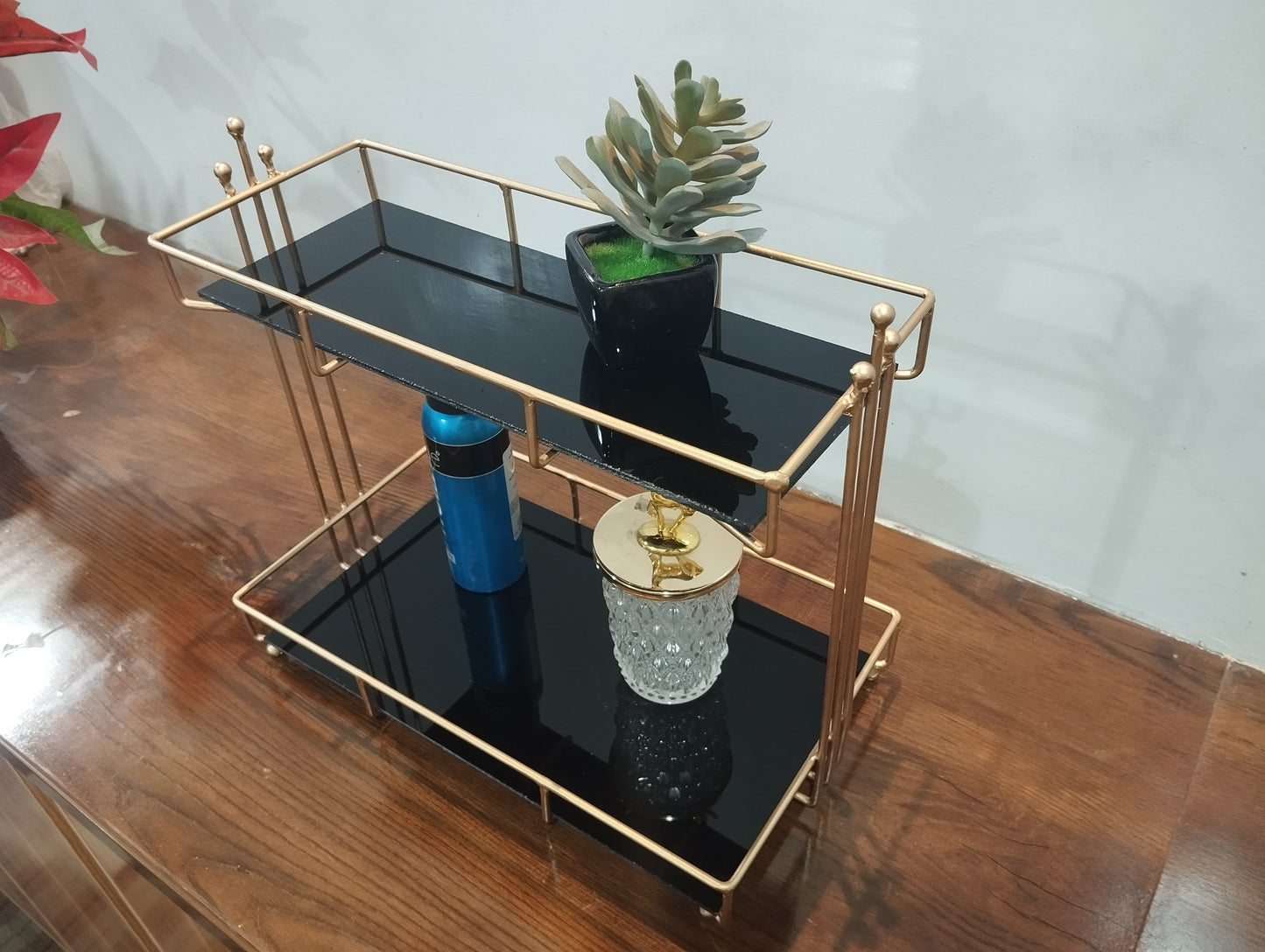 Stylish Cosmetic Shelf Makeup Rack Makeup Organiser D4DECORATOR