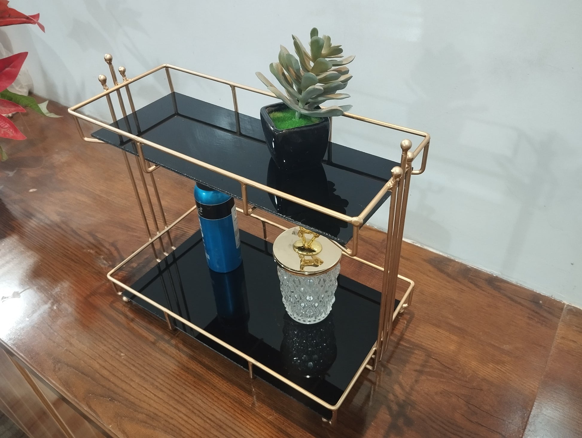 Stylish Cosmetic Shelf Makeup Rack Makeup Organiser D4DECORATOR