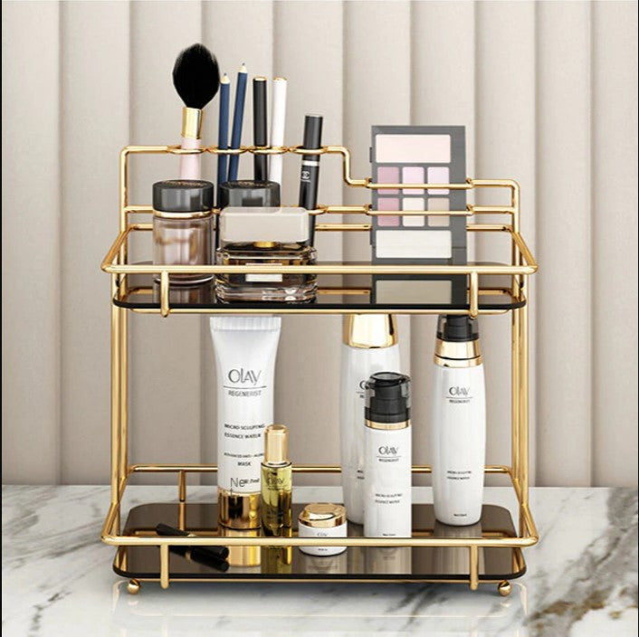 Cosmetic Storage Rack with Makeup kit Holders D4DECORATOR