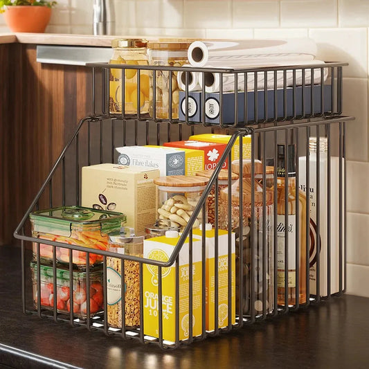 Multipurpose Storage Rack – Iron Bathroom & Kitchen Organizer Shelf Homedecoro