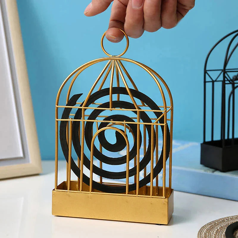 Mosquito Coil Holder – Decorative Iron Repellent Incense Rack for Indoor & Outdoor Use Homedecoro