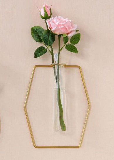 4pcs Wall-mounted Glass Vase Home Decor Wall Decoration D4DECORATOR