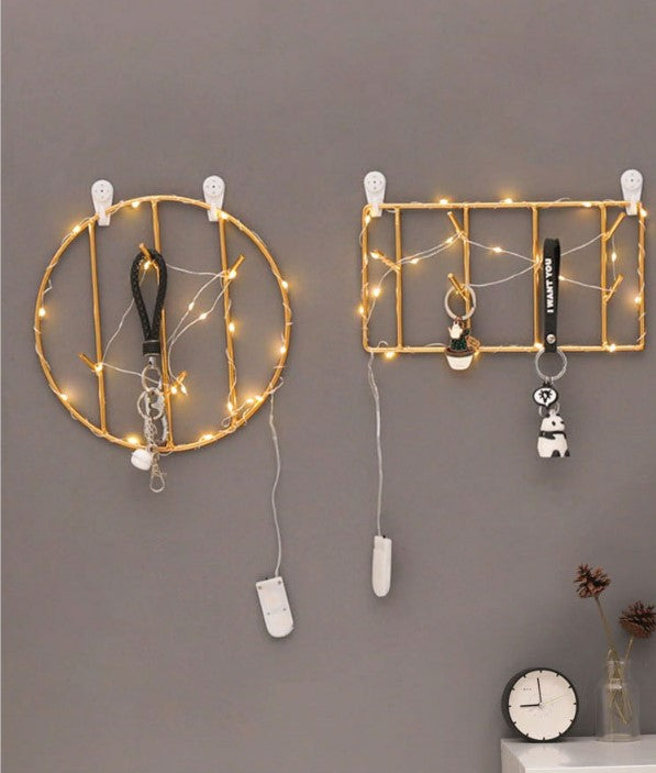 Iron Art Key Holder Wall Coat Hangers Home Decoration wall Hook Homedecoro