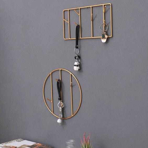 Iron Art Key Holder Wall Coat Hangers Home Decoration wall Hook Homedecoro