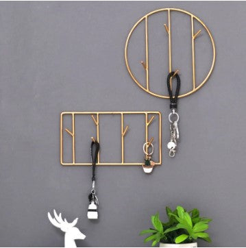 Iron Art Key Holder Wall Coat Hangers Home Decoration wall Hook Homedecoro