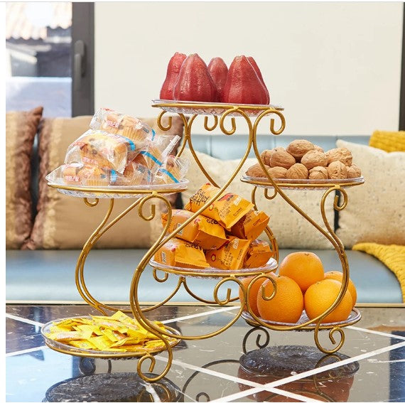 Fruit Plate Snack Cake Dessert Display Stand Storage Rack Room Dried Fruit D4DECORATOR