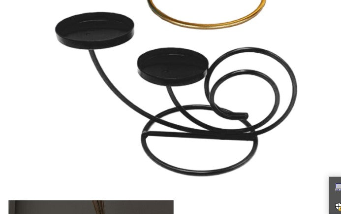 2Arms Candlestick Holder Candle Stand Candelabra for Wedding Home Desk Decor D4DECORATOR