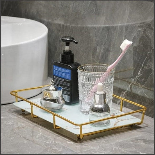 1pc Cosmetic Rack Stylish Bathroom  Lipstick Perfume  Skin Care Product Storage Rack Finishing Table Rack D4DECORATOR