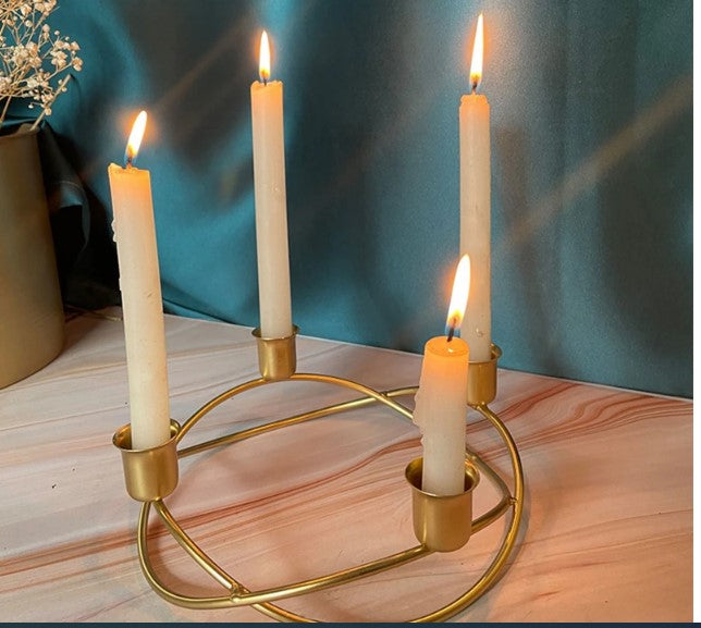 Iron Candlestick Candle Holder 4 Arm D4DECORATOR