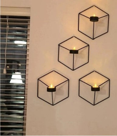 Metal Hexagonal Candle Holder Home & Office Decor Homedecoro