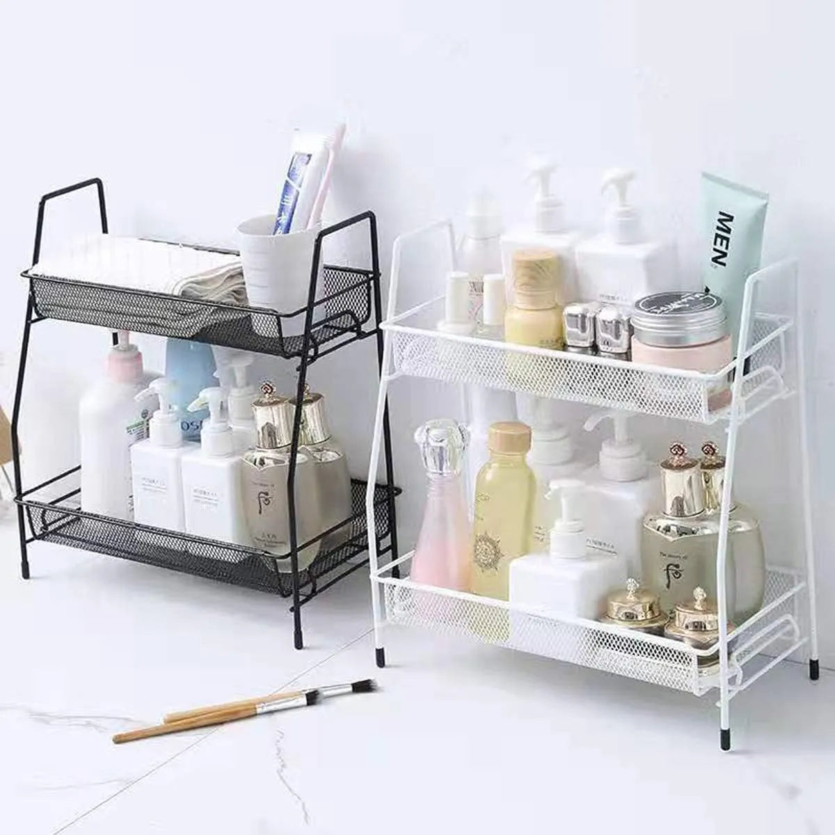 Spice Rack Organizer –Multipurpose Bathroom & Desk Storage Rack