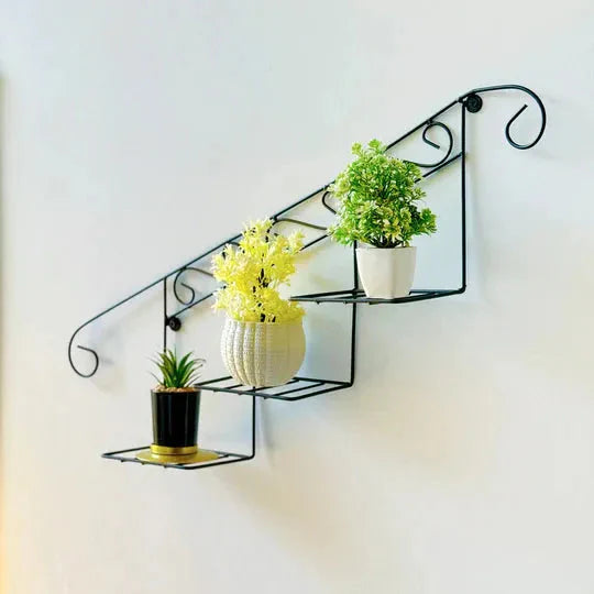 Staircase Floral Display Wall Basket Homedecoro