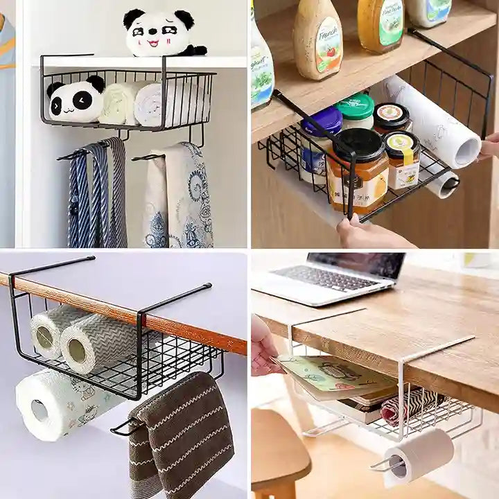 Multipurpose Cabinet Hanging Shelf  Storage  Basket