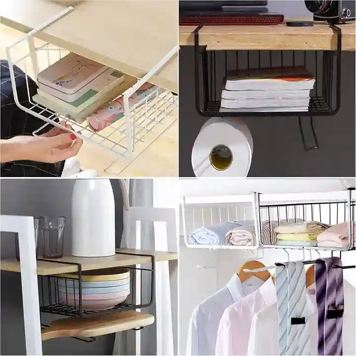 Multipurpose Cabinet Hanging Shelf  Storage  Basket