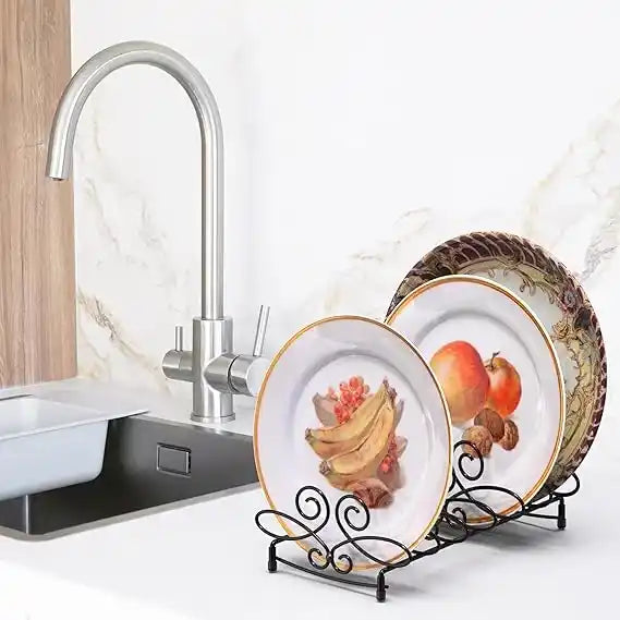 Plate Stand Holder Dish Rack