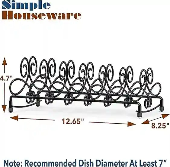 Plate Stand Holder Dish Rack