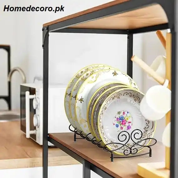 Plate Stand Holder Dish Rack