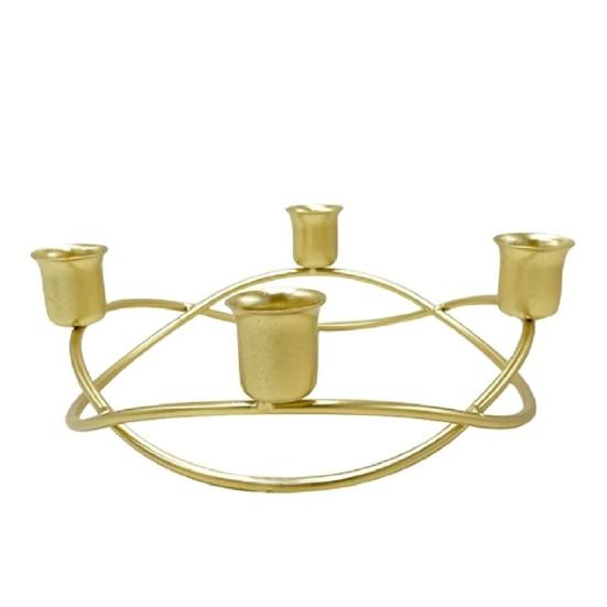 Nordic Iron Geometric Candlestick Modern Metal Candle Holder Homedecoro