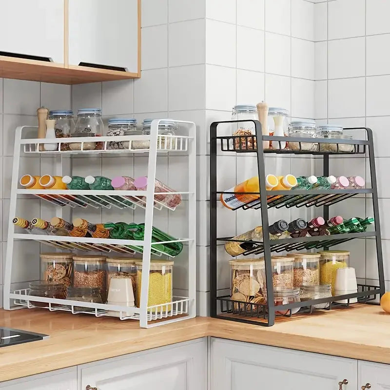 Kitchen Organizer Multifunctional Kitchen Shelf Kitchen Spice Rack Homedecoro